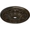 Ekena Millwork Flagstone Medallion (Canopies up to 3 7/8"), 30"OD x 3 7/8"ID x 3 1/4"P, Stone Hearth Crackle CM30FLSHC - alternate 3